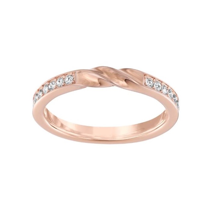 Купить «Swarovski 5139665 Кольцо CURLY р.52 розовое золото» в интернет-магазине «Золотое время»