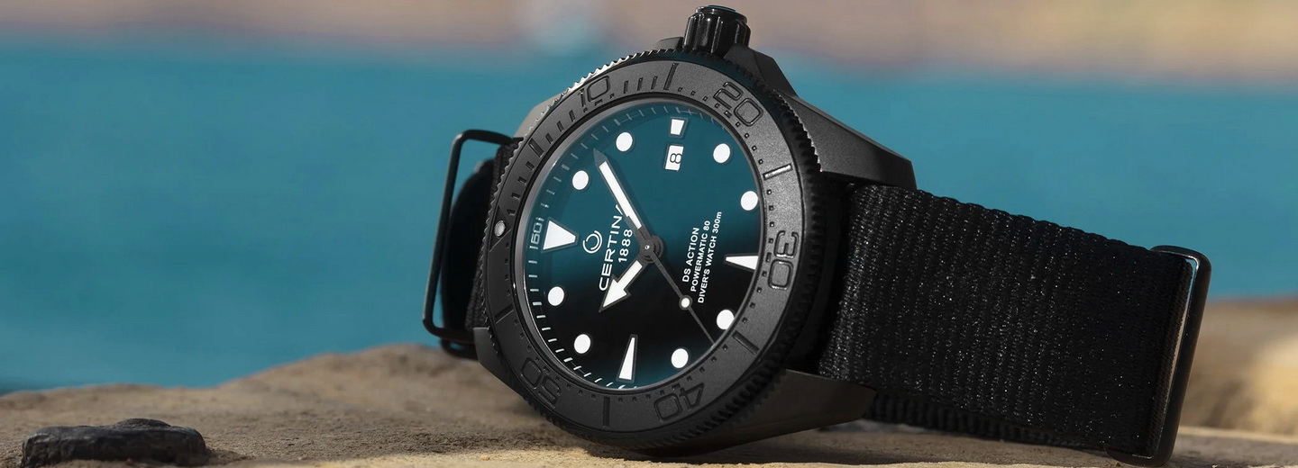 Certina DS Action Diver отправляется на темную сторону