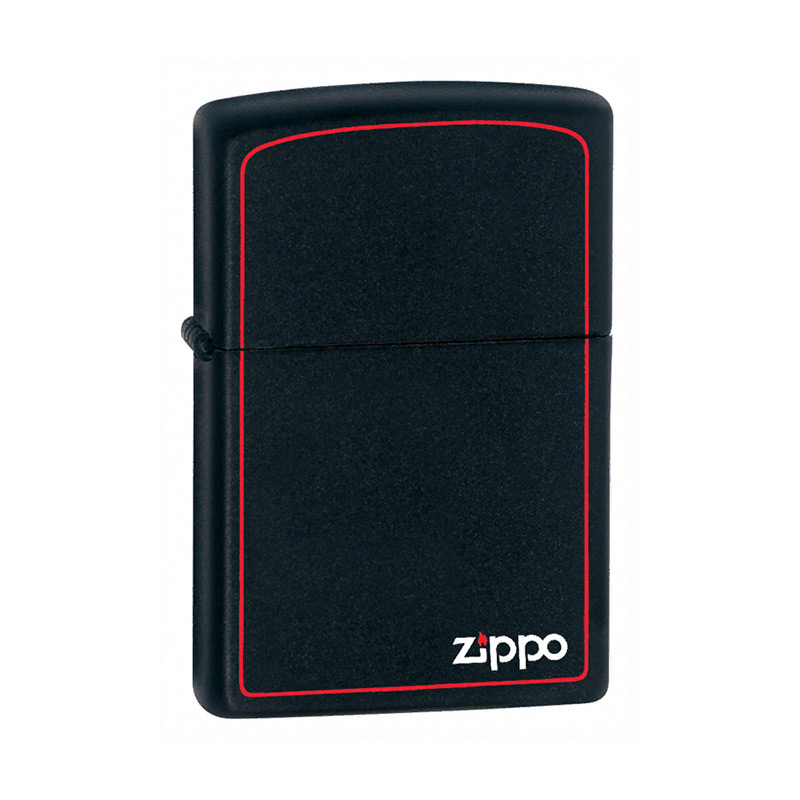 Купить «218ZB Зажигалка ZIPPO ZB, латунь/сталь с покрытием Black Matte, черный» в интернет-магазине «Золотое время»