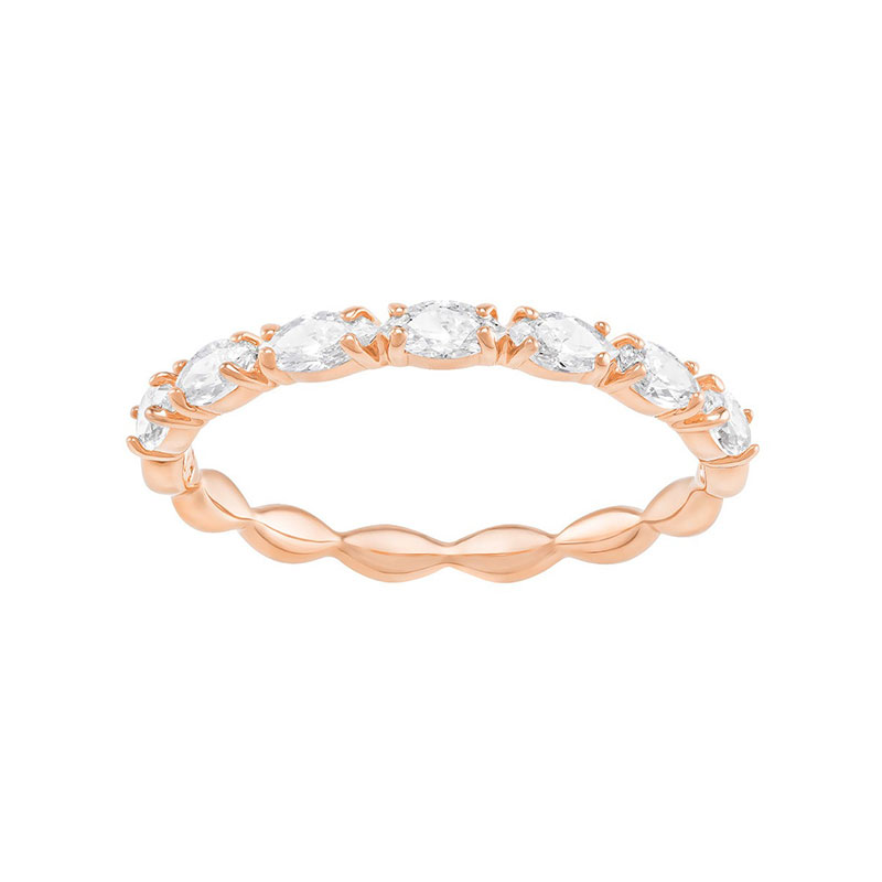 Купить «Swarovski 5351769 VITTORE: кольцо MARQUISE CZWH/ROS 55» в интернет-магазине «Золотое время»