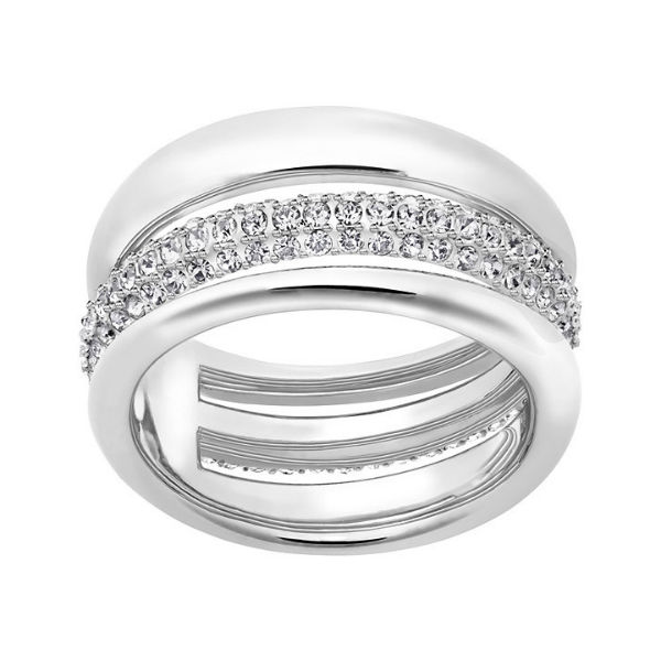 Купить «Swarovski 5221563 EXACT: кольцо CRY/RHS 52» в интернет-магазине «Золотое время»