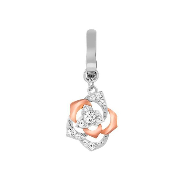 Купить «Swarovski 5114007 Подвеска PAVE ROSE золото/родий» в интернет-магазине «Золотое время»
