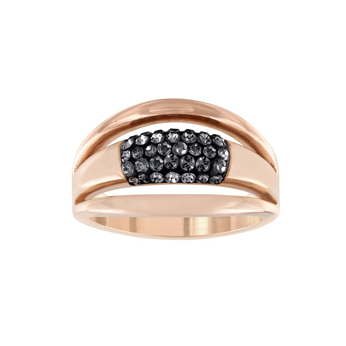 Купить «Swarovski 5139694 Кольцо CYPRESS р.52 розовое золото» в интернет-магазине «Золотое время»
