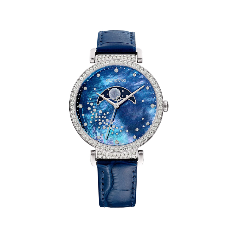 Купить «Swarovski 5613320 PASSAGE MOON: часы ж. BLUE/BLUE/STS» в интернет-магазине «Золотое время»