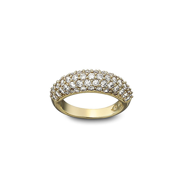 Купить «Swarovski 1062728 Кольцо MAEVA р.58, золото» в интернет-магазине «Золотое время»