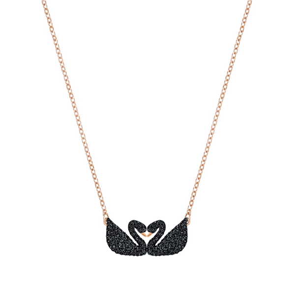 Купить «Swarovski  5296468 ICONIC SWAN: ожерелье DOUBLE JET/ROS» в интернет-магазине «Золотое время»