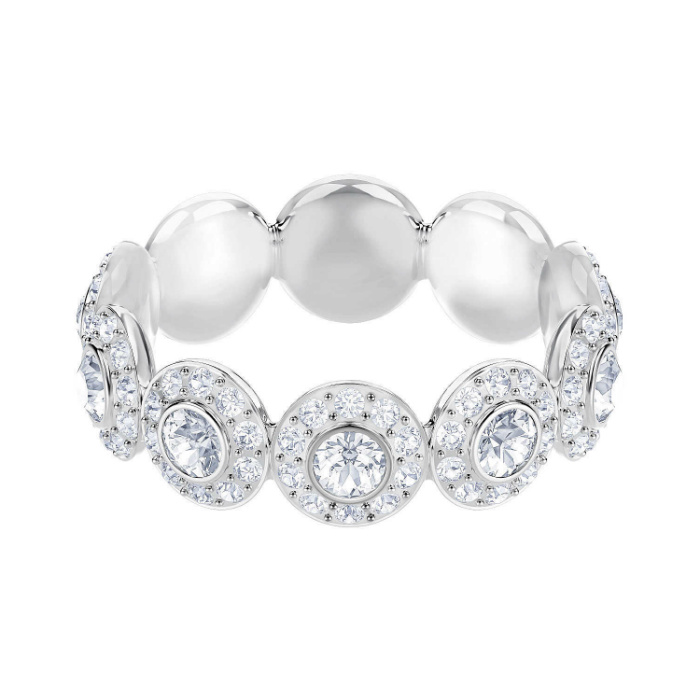 Купить «Swarovski 5410290 ANGELIC: кольцо BAND CRY/RHS 55» в интернет-магазине «Золотое время»