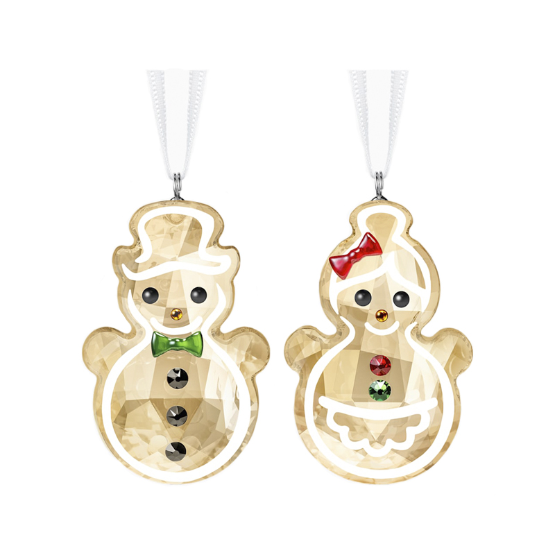 Купить «Swarovski 5464885 Украшение НГ GINGERBR SNOWMAN CPLE, 2 шт» в интернет-магазине «Золотое время»