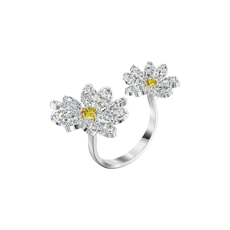 Купить «Swarovski 5512656 ETERNAL FLOWER: кольцо DB CZWH/MIX CZ 55» в интернет-магазине «Золотое время»