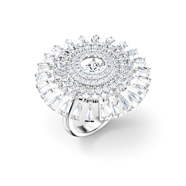Купить «Swarovski 5572512 SPARKLING DC: кольцо DU CZWH/CRY/RHS 52» в интернет-магазине «Золотое время»