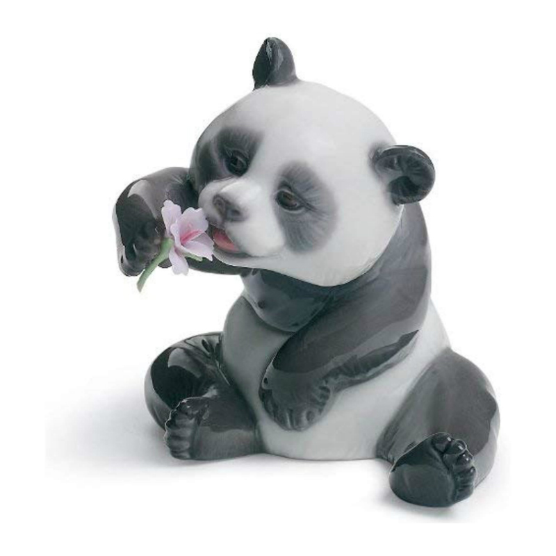 Купить «Lladro 01008358 Счастливая панда» в интернет-магазине «Золотое время»