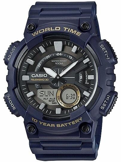 Купить «Casio AEQ-110W-2A» в интернет-магазине «Золотое время»