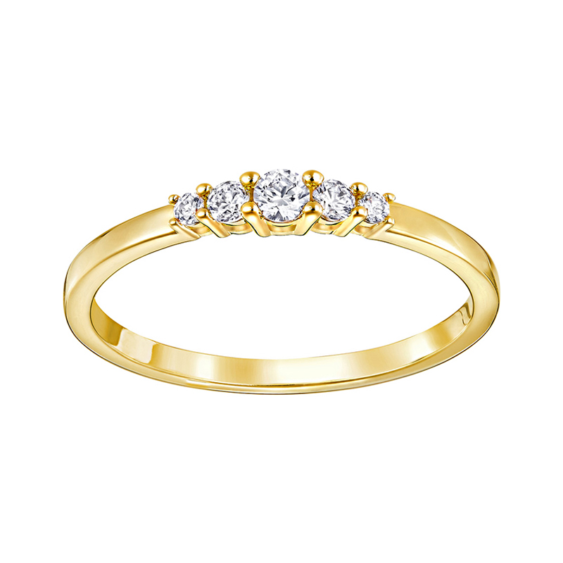 Купить «Swarovski 5240568 Кольцо FRISSON:RING CZWH/GOS р.55» в интернет-магазине «Золотое время»