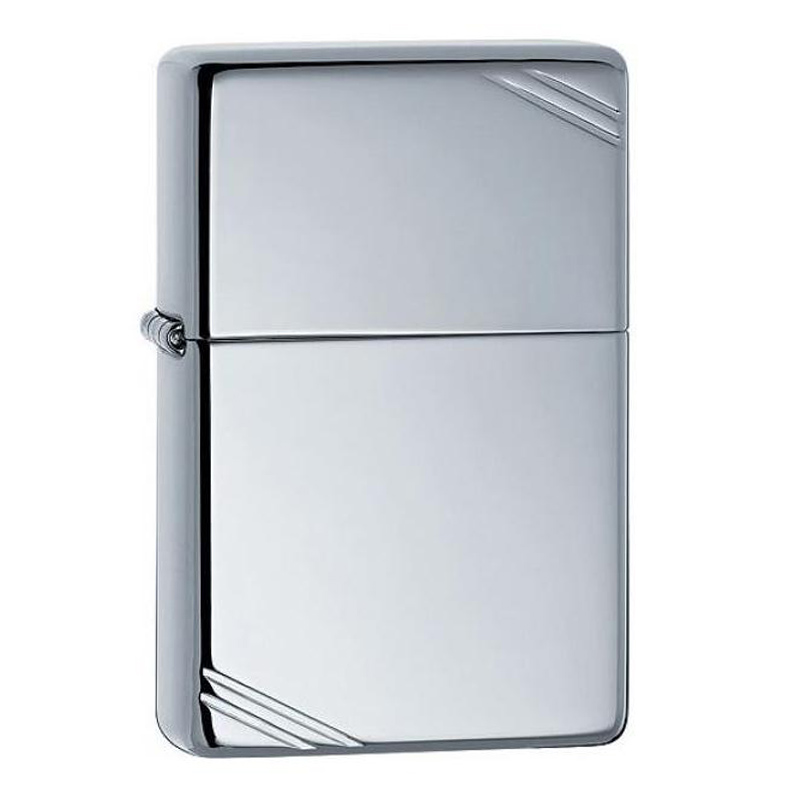 Купить «260 Зажигалка ZIPPO Vintage™ Series 1937  с покрытием High Polish Chrome, латунь/сталь, серебристый» в интернет-магазине «Золотое время»