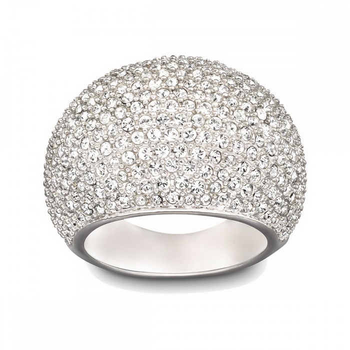 Купить «Swarovski 1156315 Кольцо STONE р.58 родий» в интернет-магазине «Золотое время»