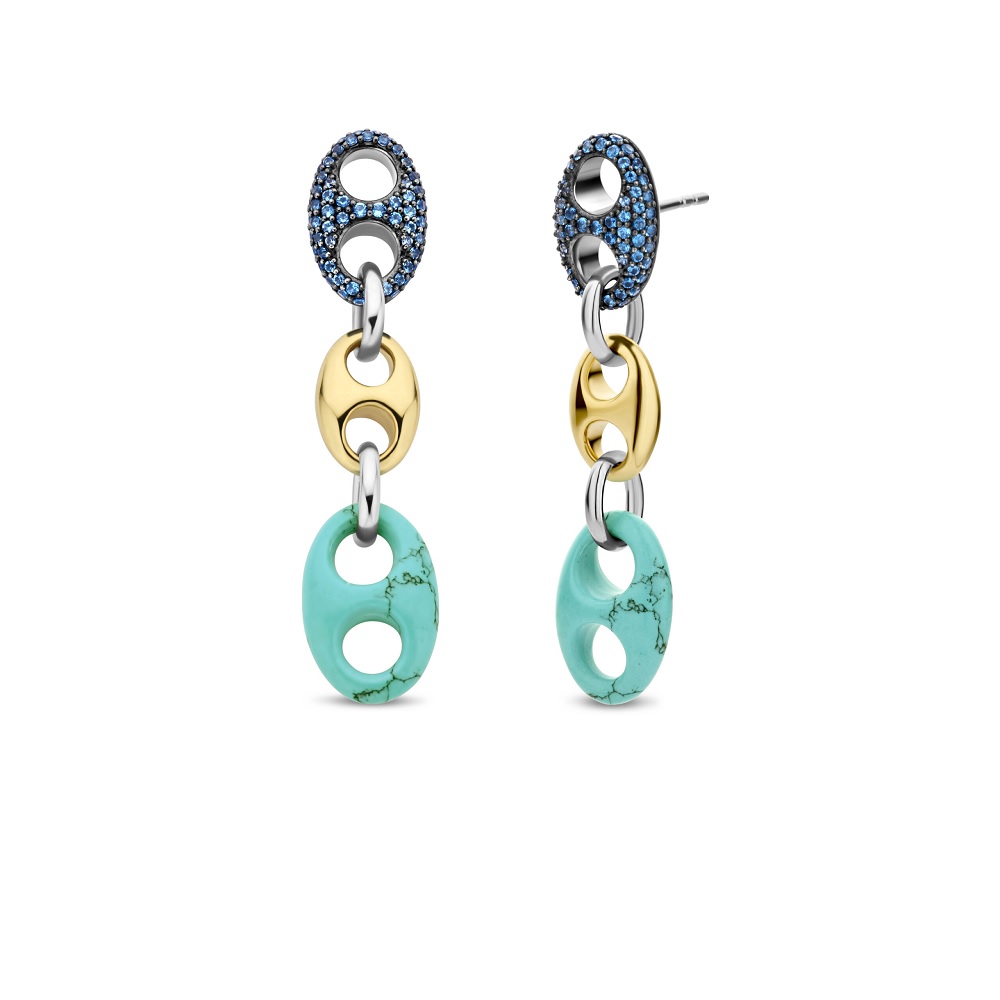 Купить «TI SENTO Серьги Earrings silver 925 (7881TQ)» в интернет-магазине «Золотое время»