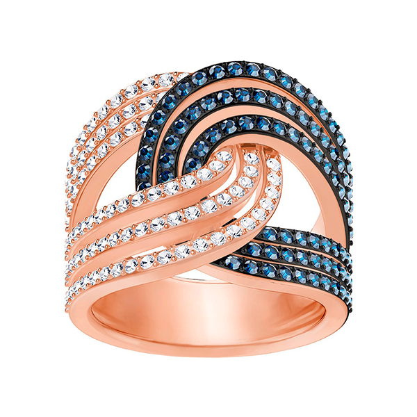Купить «Swarovski 5372617 Кольцо LEMON:RING KNOT CRY/MONT/MIX р.55» в интернет-магазине «Золотое время»