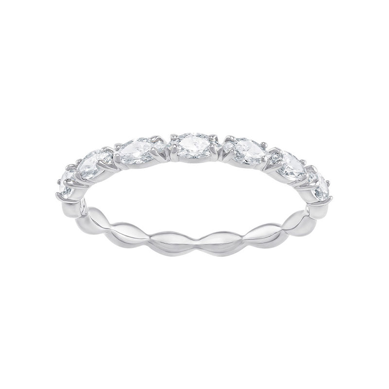 Купить «Swarovski 5366570 VITTORE: кольцо MARQUISE CZWH/RHS 58» в интернет-магазине «Золотое время»