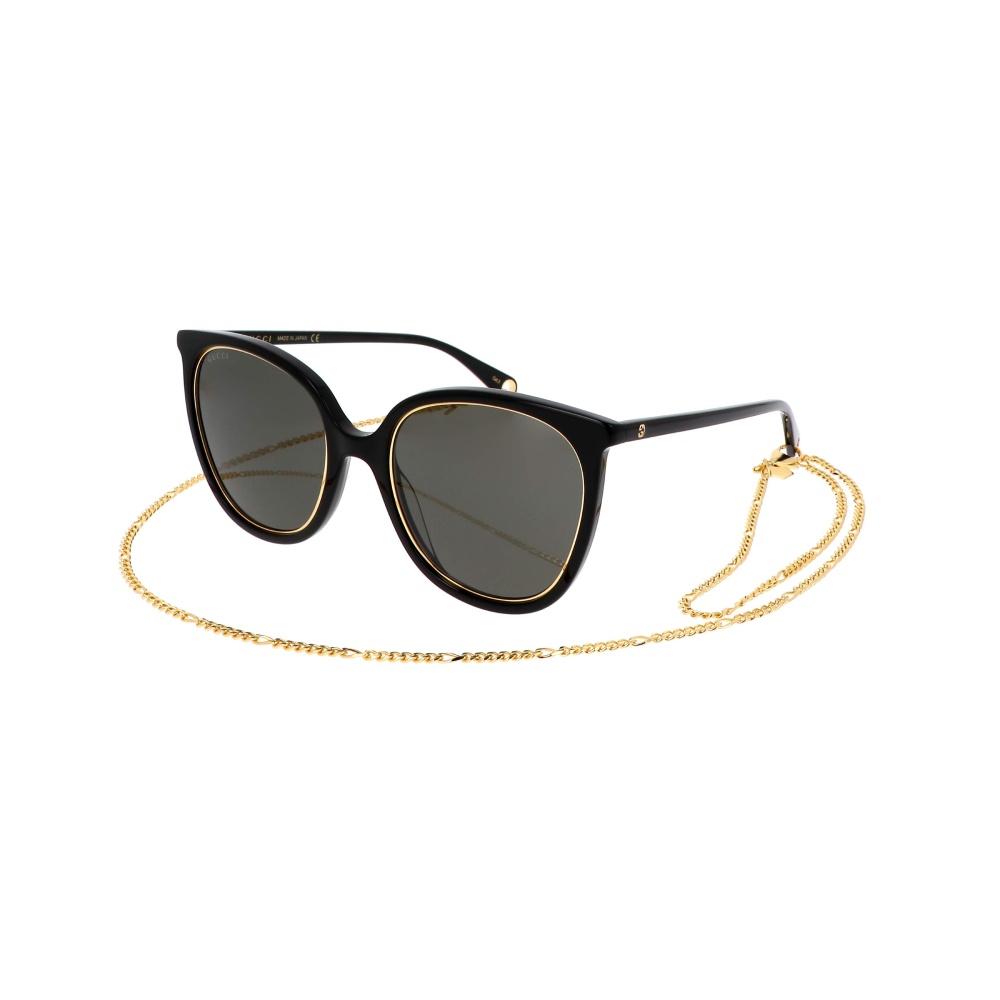 Купить «Gucci GG1076S-001 56 Очки солнцезащитные» в интернет-магазине «Золотое время»