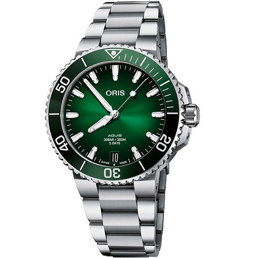 Купить «Oris 01 400 7769 4157-07 8 22 09PEB (3931615) Aquis Date Calibre 400 » в интернет-магазине «Золотое время»