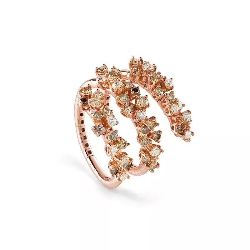 Купить «Damiani 20078482 Кольцо 8,39 гр.13-15 р-р» в интернет-магазине «Золотое время»