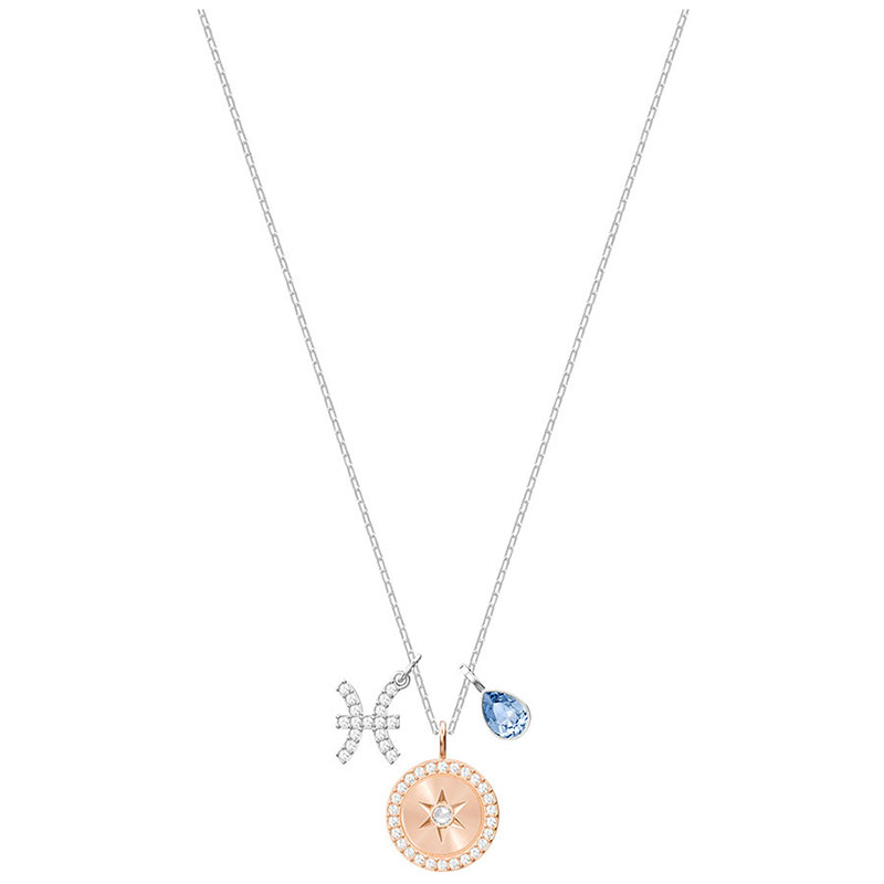 Купить «Swarovski 5349219 ZODIAC: кулон PISCES DEBL/CRY/RHS РЫБЫ» в интернет-магазине «Золотое время»