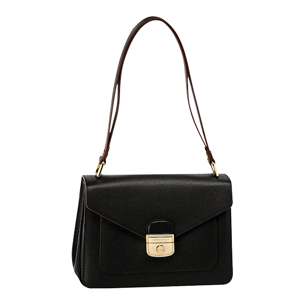 Купить «Longchamp L1503813001  Наплечная сумка  Черный» в интернет-магазине «Золотое время»