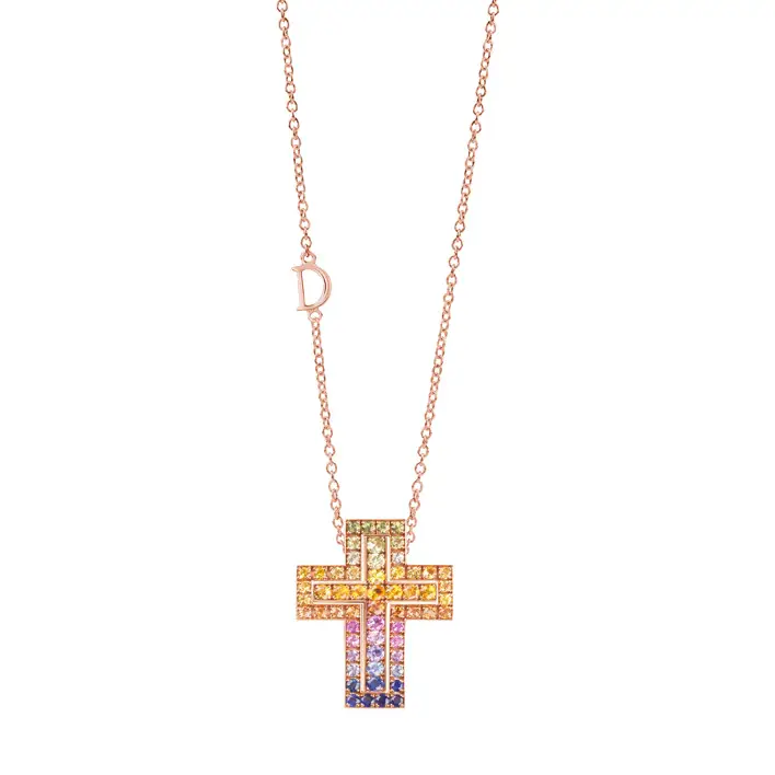 Купить «Damiani 20084310 Кулон (2) на цепи №1138» в интернет-магазине «Золотое время»
