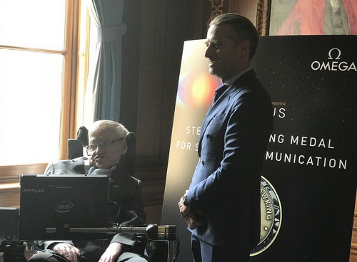 Professor Stephen Hawking & Raynald Aeschlimann.jpg