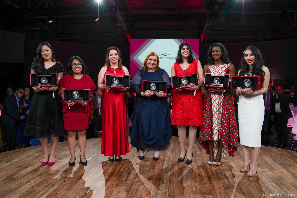 Yeon Jeong Cho (South Korea), Carmina Bayombong (Philippines), Liza Velarde (Mexico), Hibah Shata (UAE), Zineb Agoumi (France), Manka Angwafo (Cameroon), Ran Ma (USA).JPG
